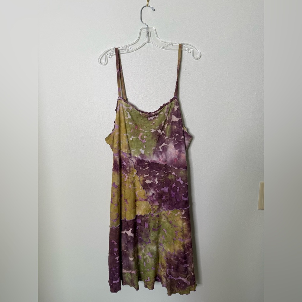 Lavender and Mustard Dress